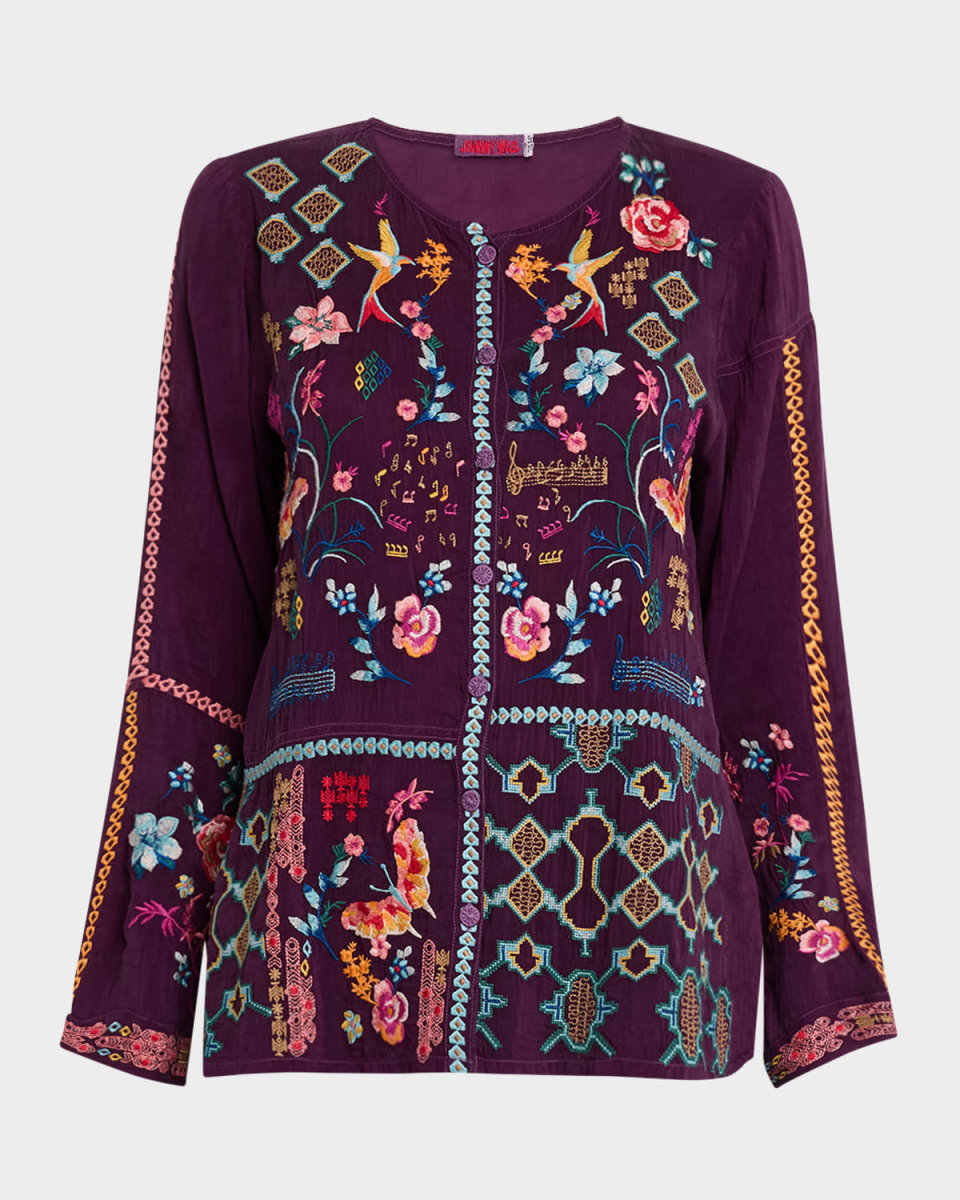 Primavera Catina Embroidered Blous